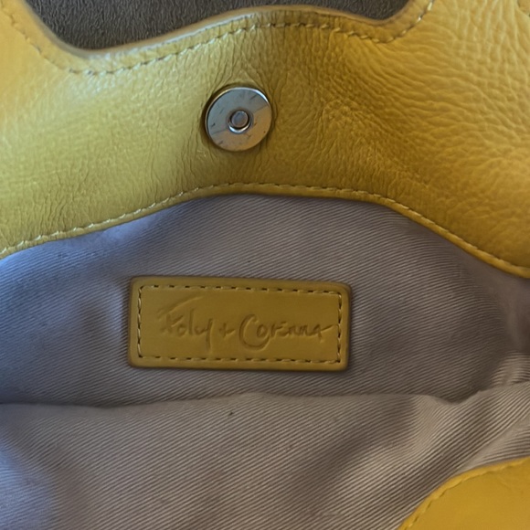 Foley and Corinna small yellow crossbody bag - Picture 3 of 5